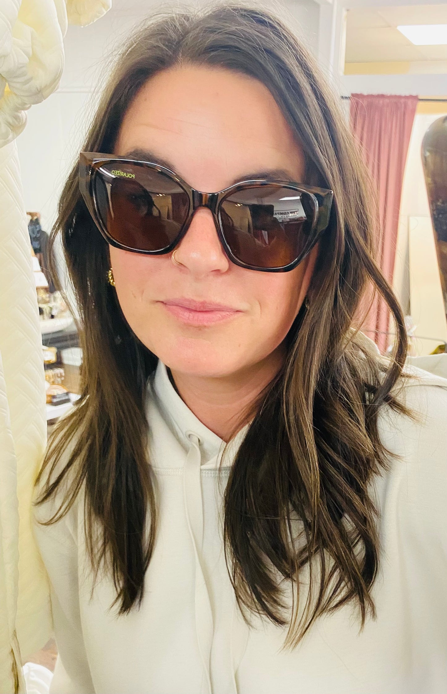 The Katie • Brown Tortoise Sunglasses • Mary Square
