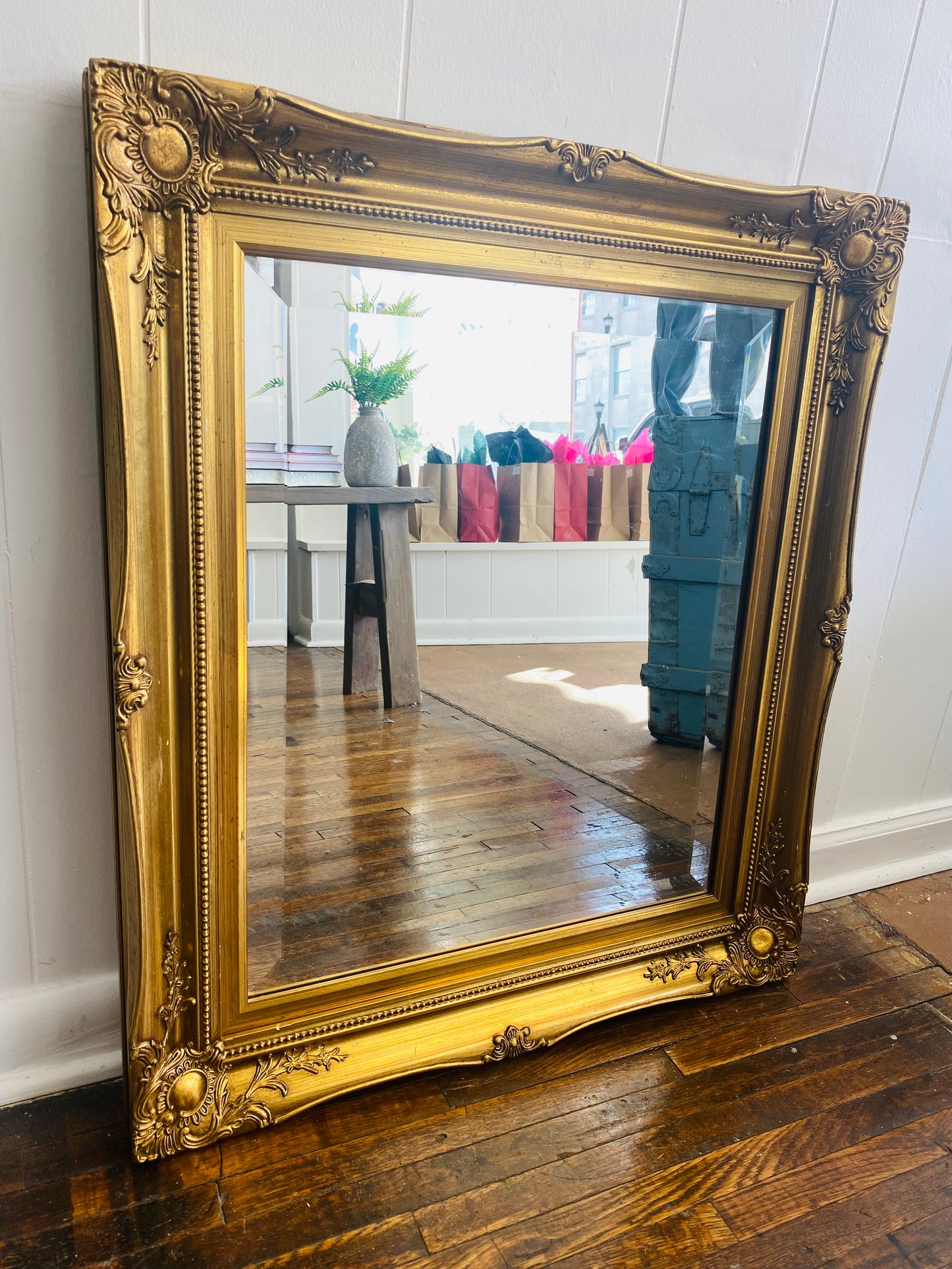 Antique Solid Wood Gold Frame