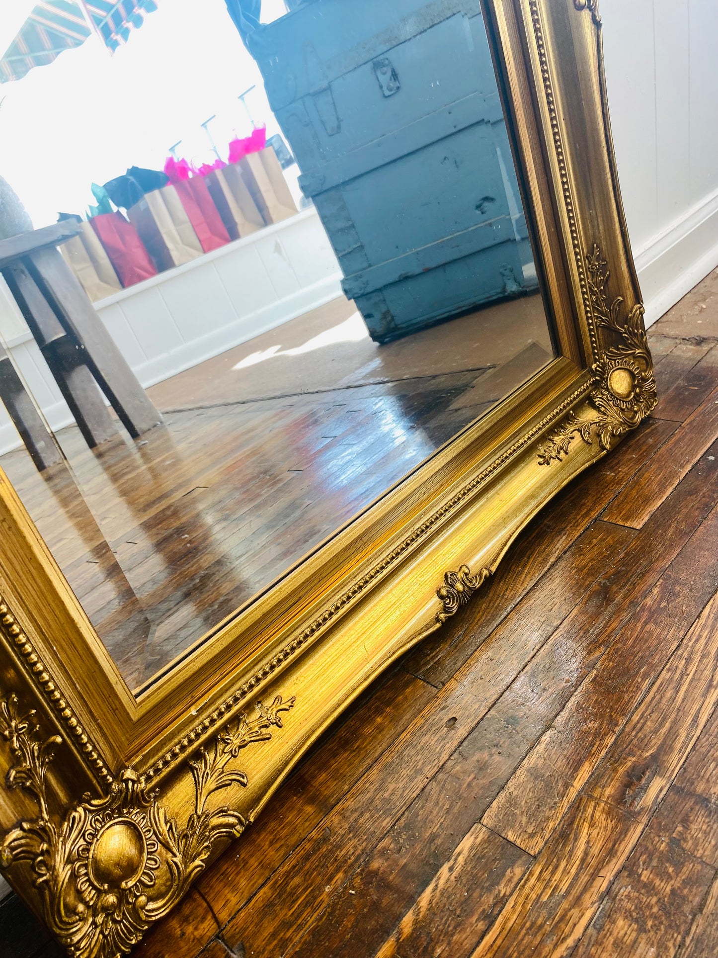 Antique Solid Wood Gold Frame