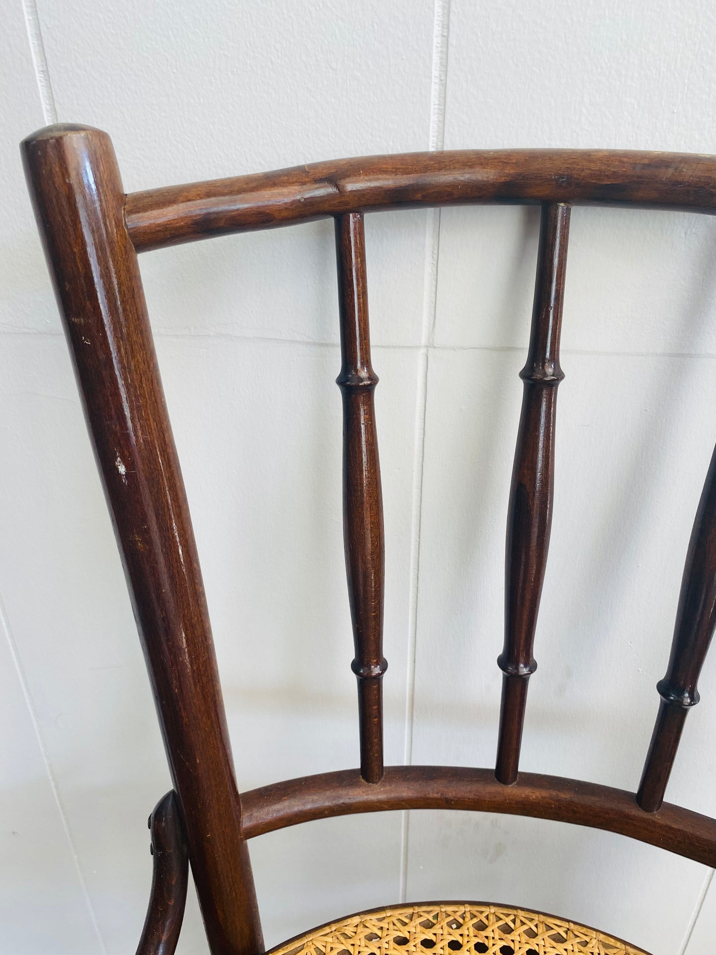 Antique Cane Seat Chair