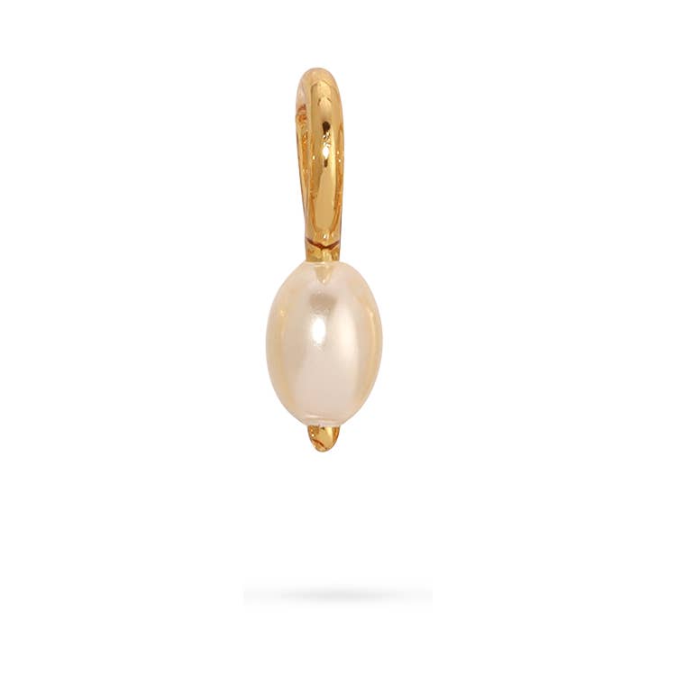 Pearl Charm- Gold