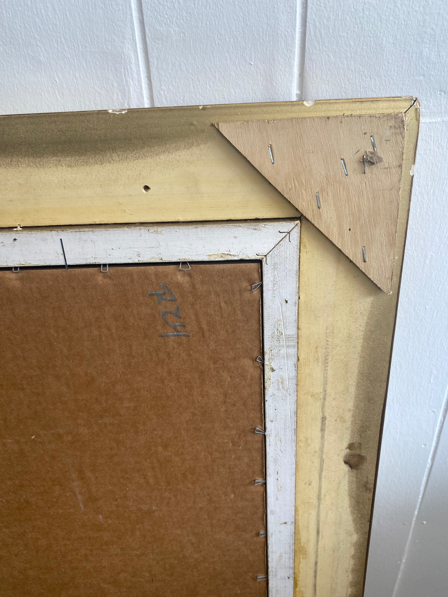 Antique Solid Wood Gold Frame