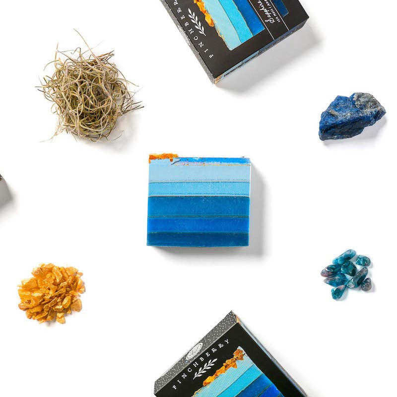 Finch Berry Boxed Soap- Sapphire