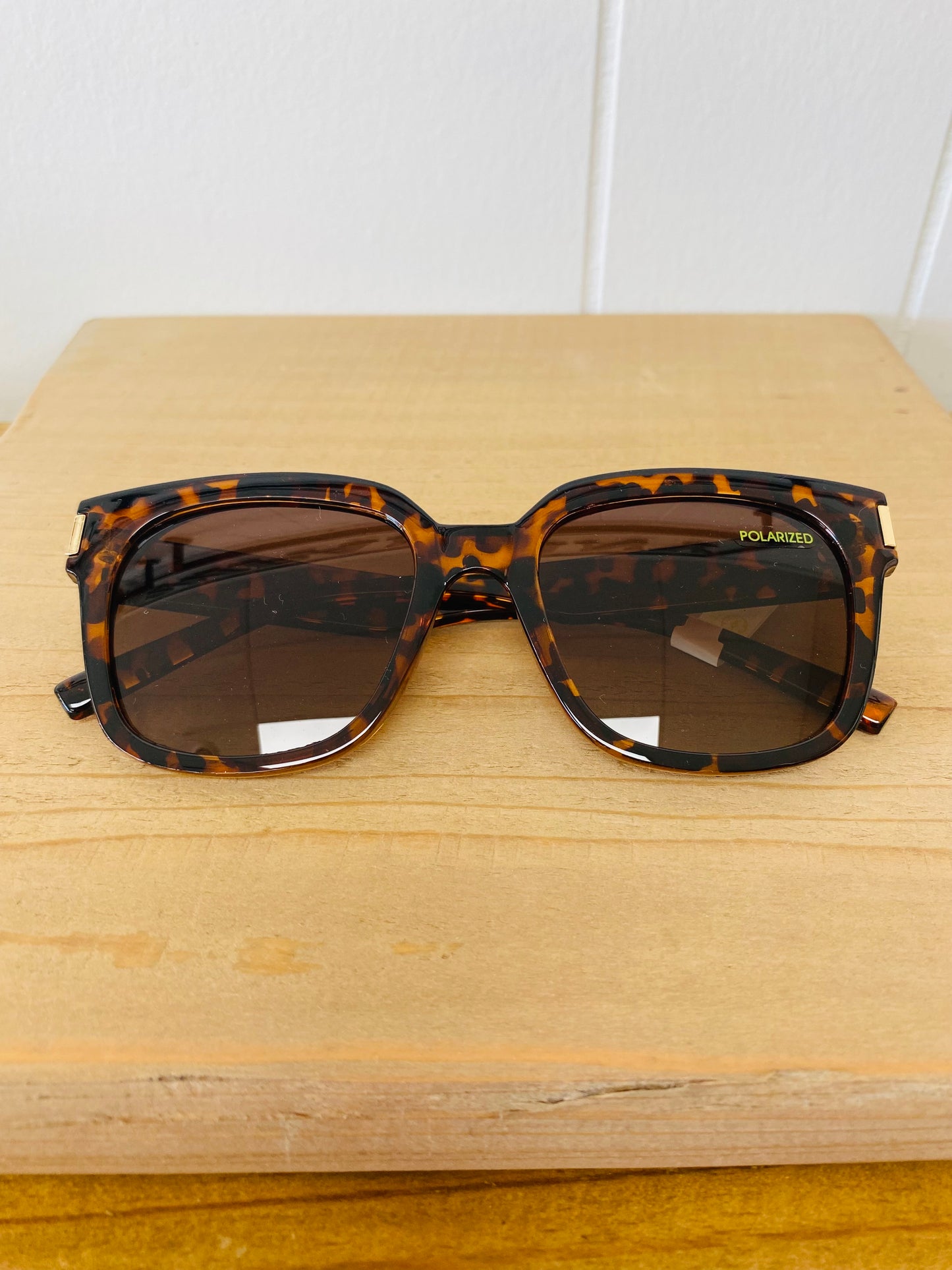 The Krista • Brown Tortoise Sunglasses • Mary Square