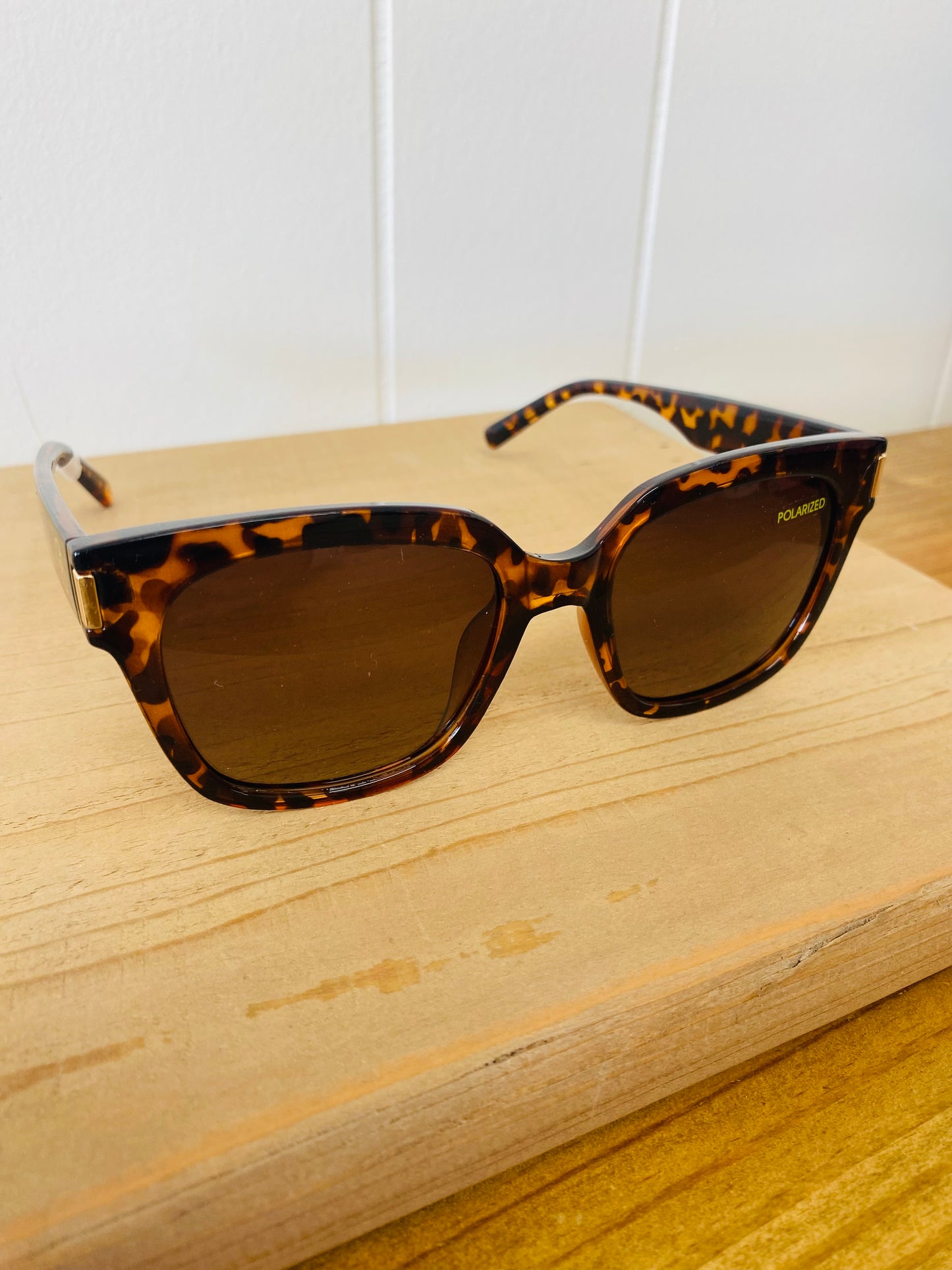 The Krista • Brown Tortoise Sunglasses • Mary Square