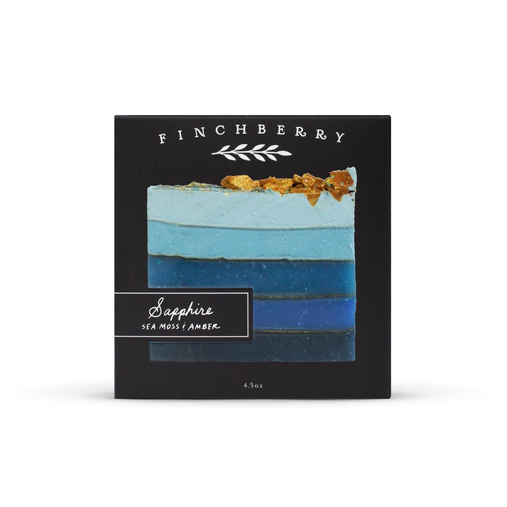 Finch Berry Boxed Soap- Sapphire
