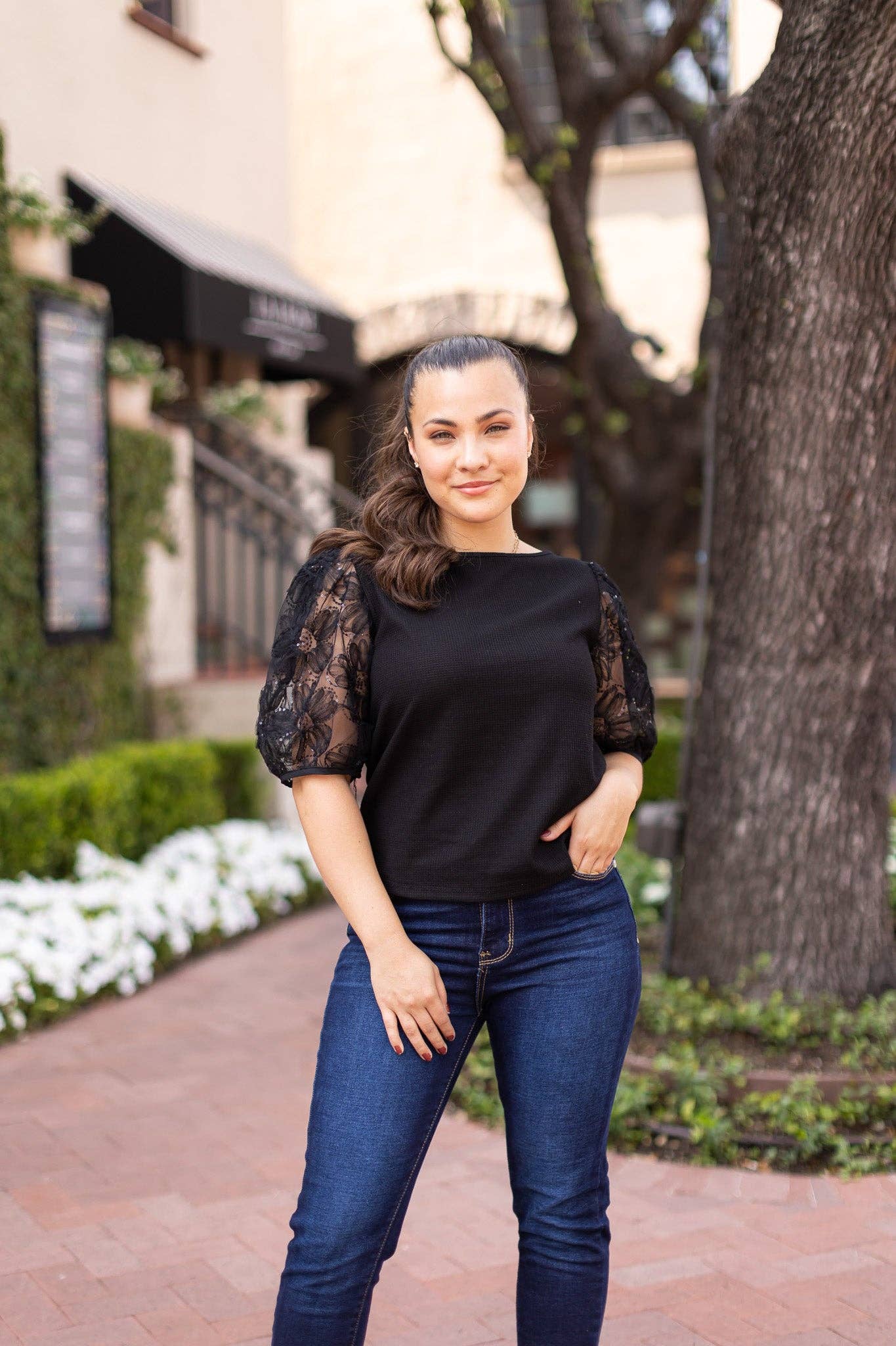 The Sparkle Sleeve Top