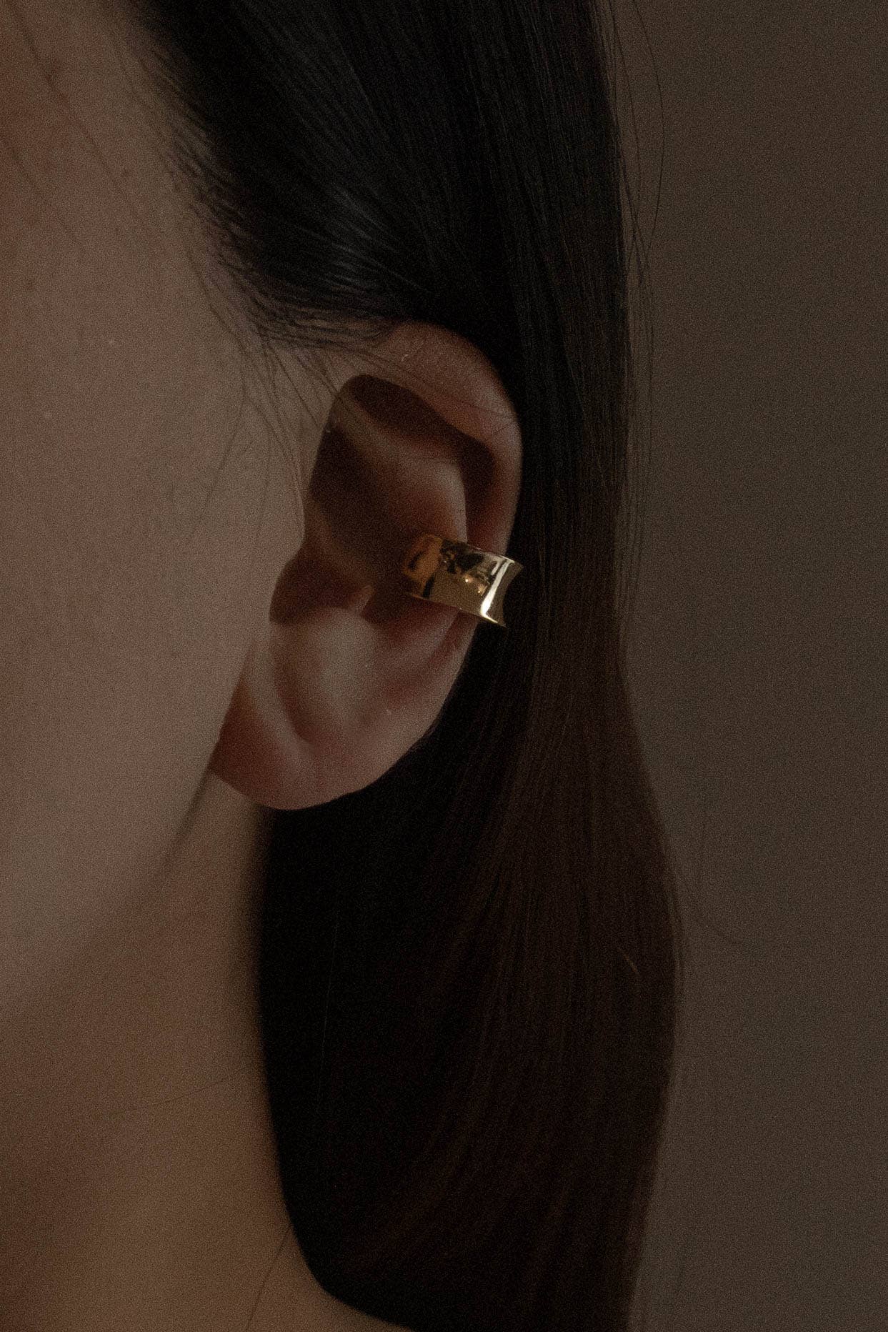 Solid Ear Cuff Earring | Gold