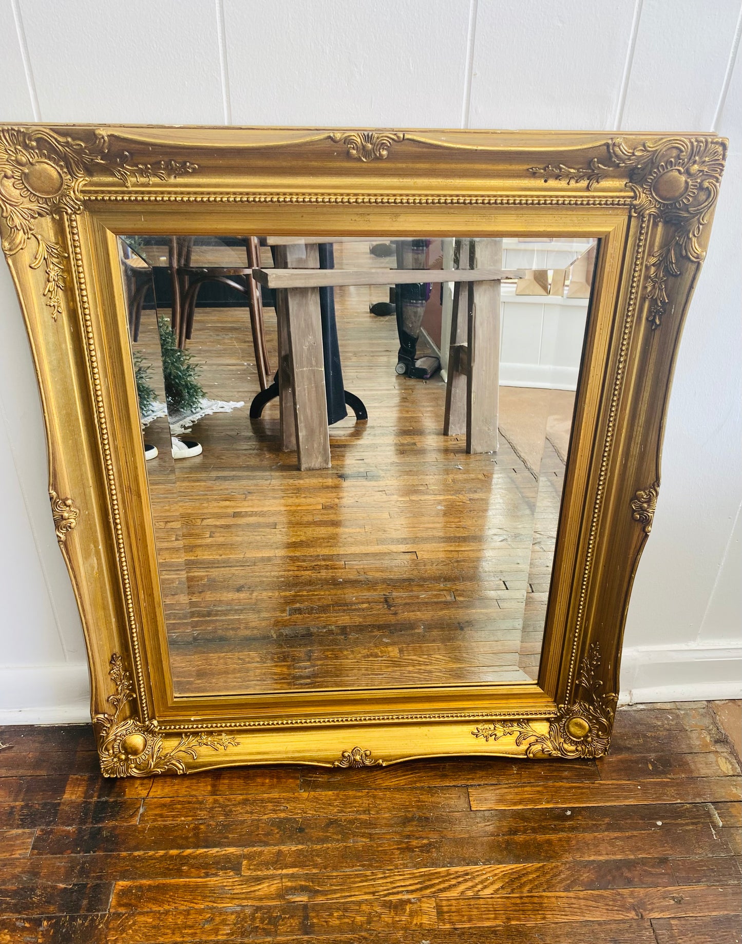 Antique Solid Wood Gold Frame