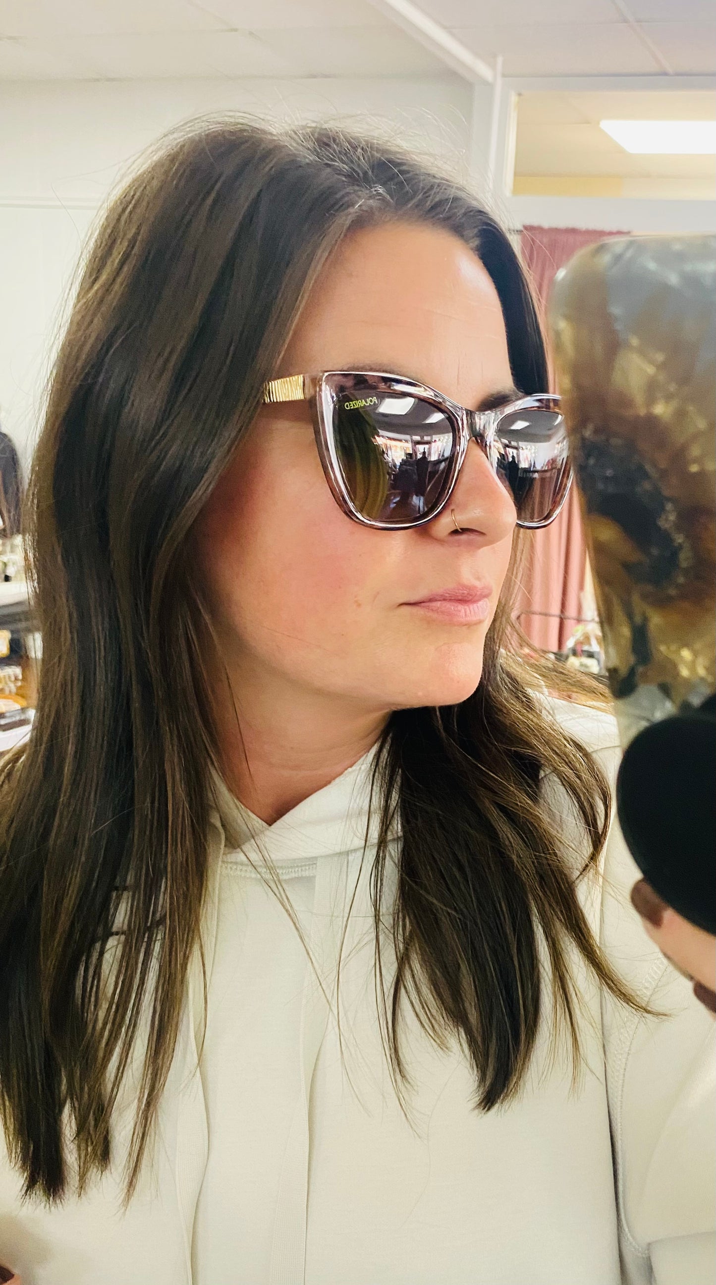 The Kelly • Brown Tortoise Shell Sunglasses • Mary Square