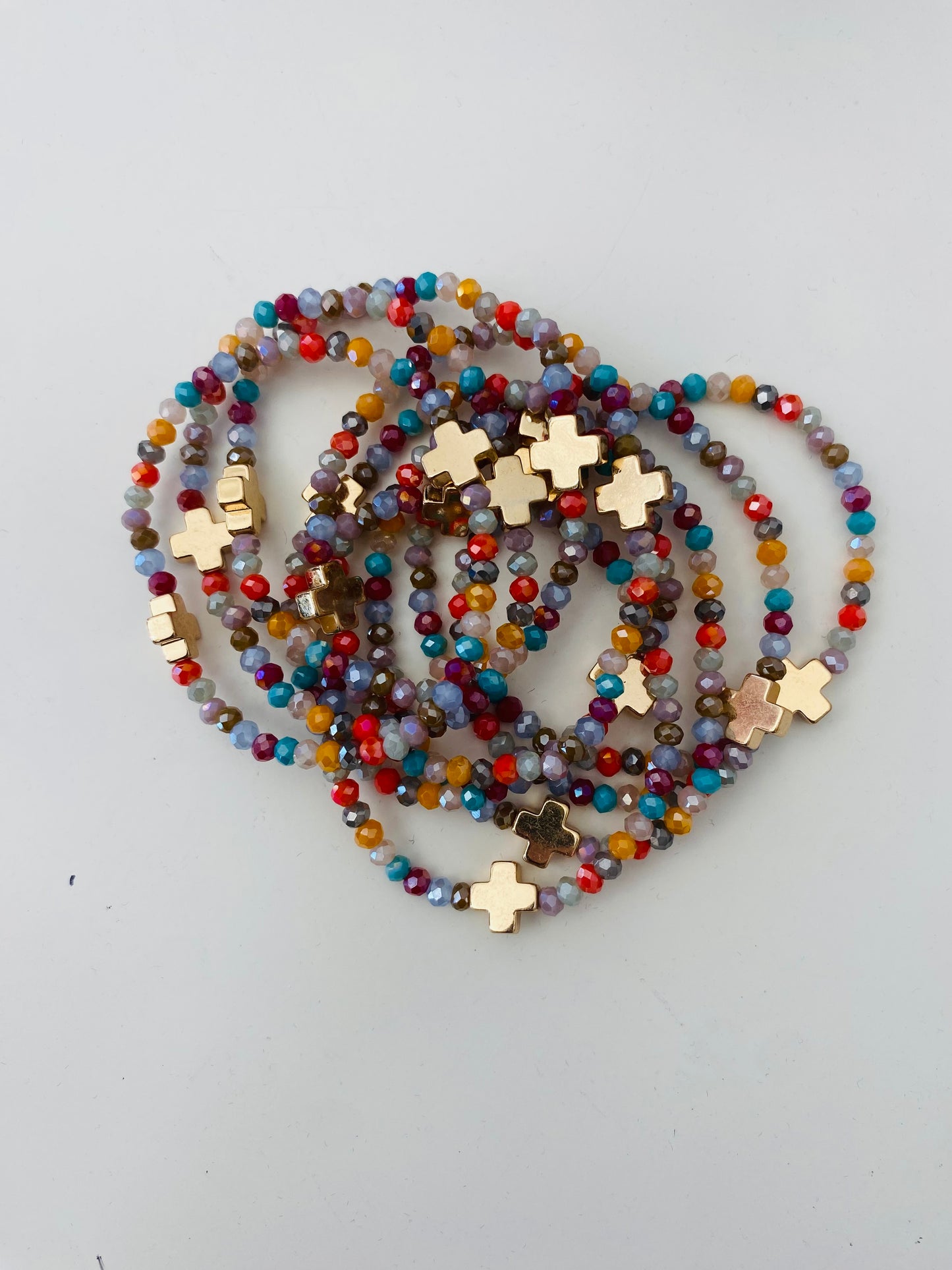 Multicolored Beaded Bracelet
