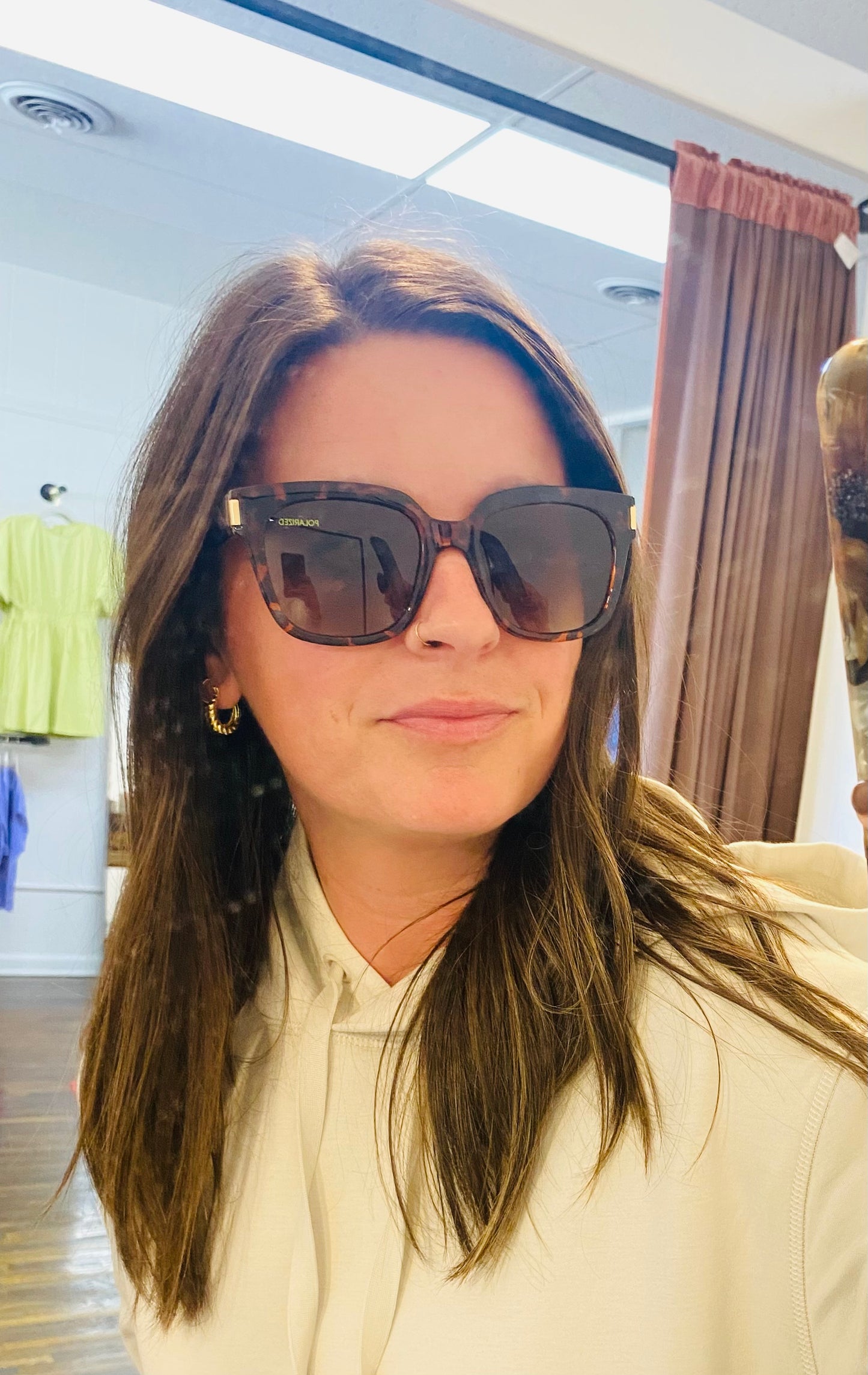 The Krista • Brown Tortoise Sunglasses • Mary Square