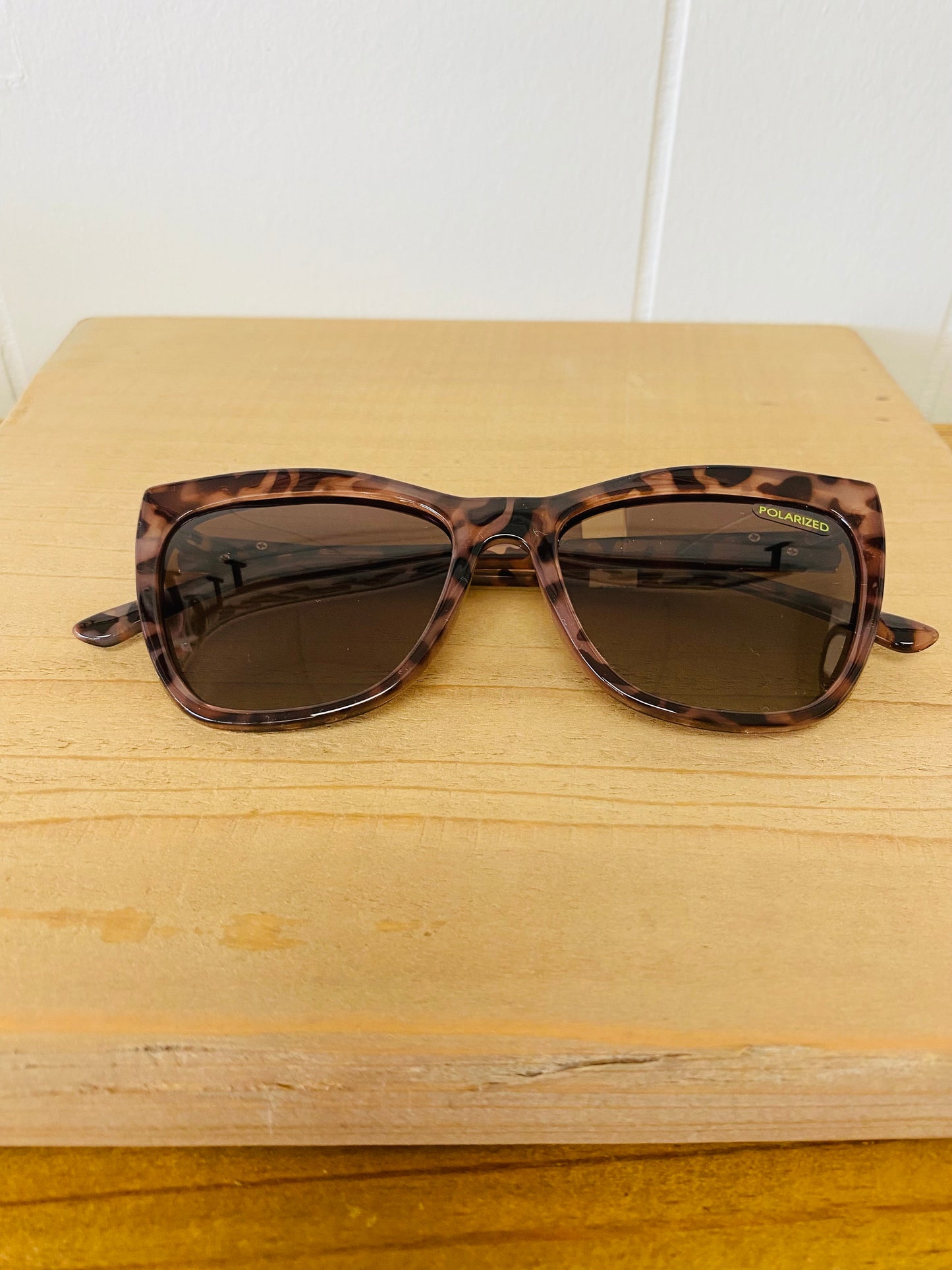 The Kelly • Brown Tortoise Shell Sunglasses • Mary Square
