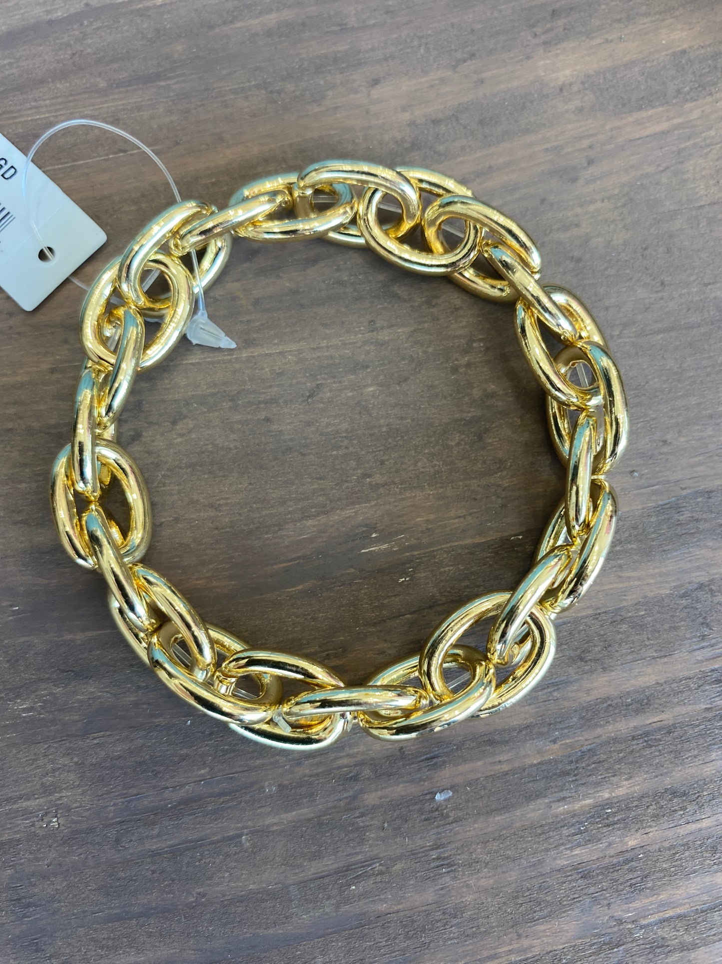 Gold Chain Link Bracelet