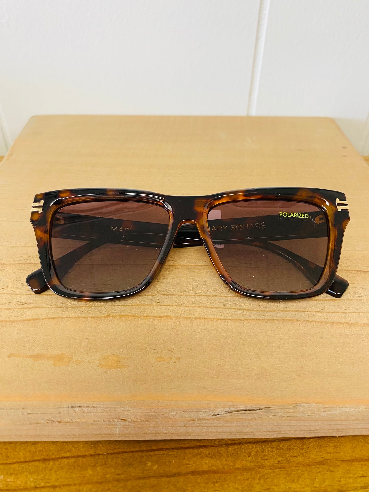The Jordan • Brown Tortoise Shell Sunglasses • Mary Square
