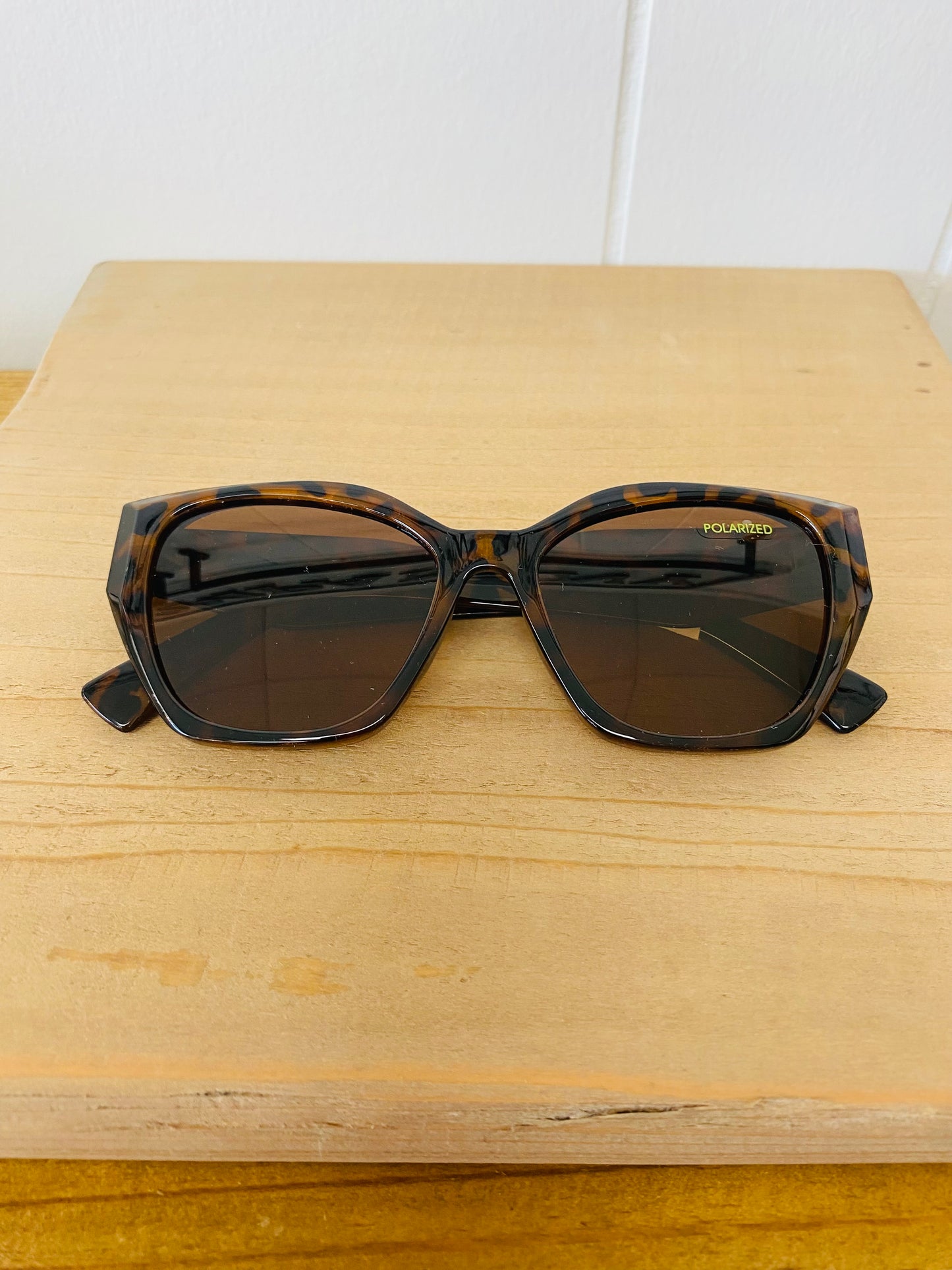 The Katie • Brown Tortoise Sunglasses • Mary Square
