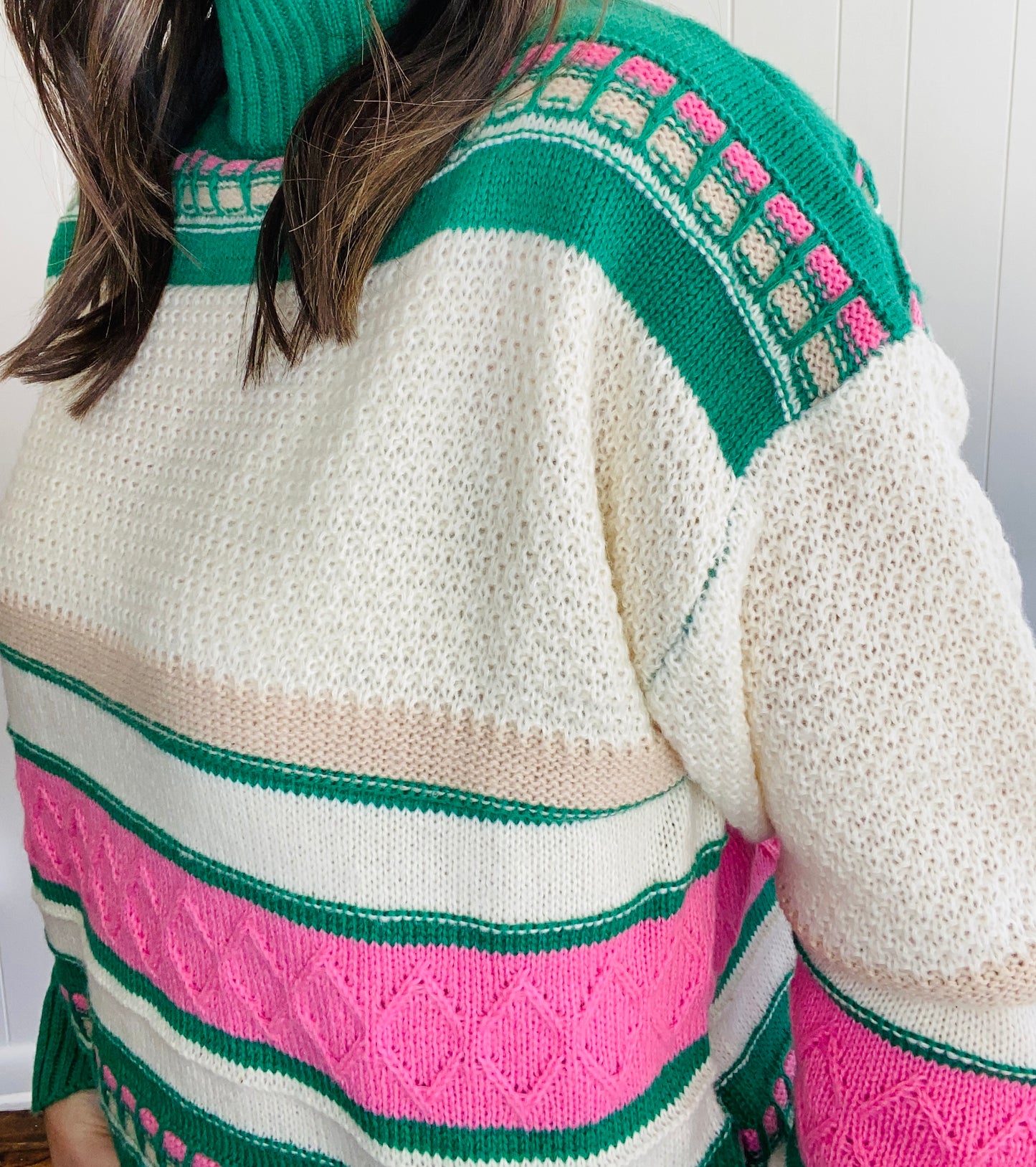 The Sweet Color Block Sweater