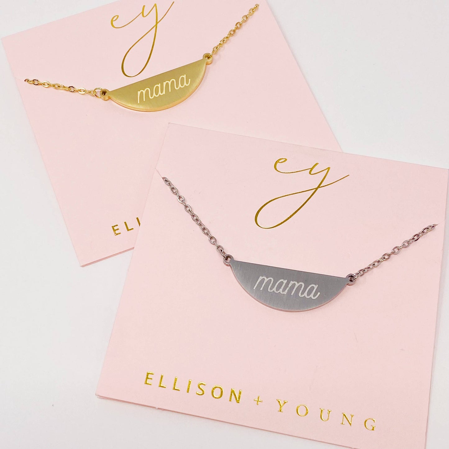 Hamilton Sphere Mama Necklace: Gold