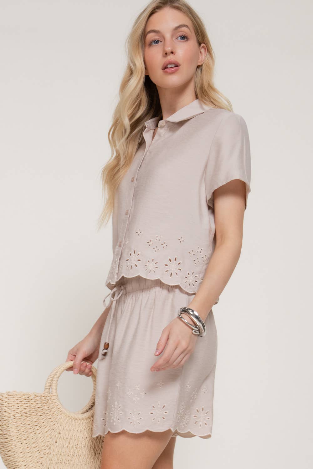 Sweet Escape Eyelet Top