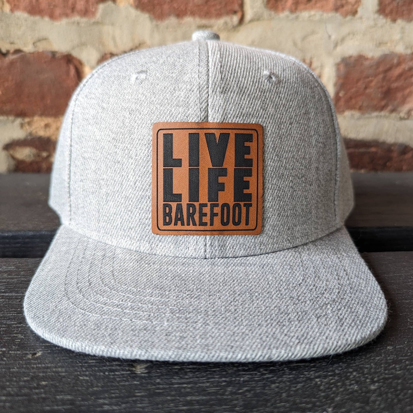 Live life Barefoot Trucker Hat for Kids