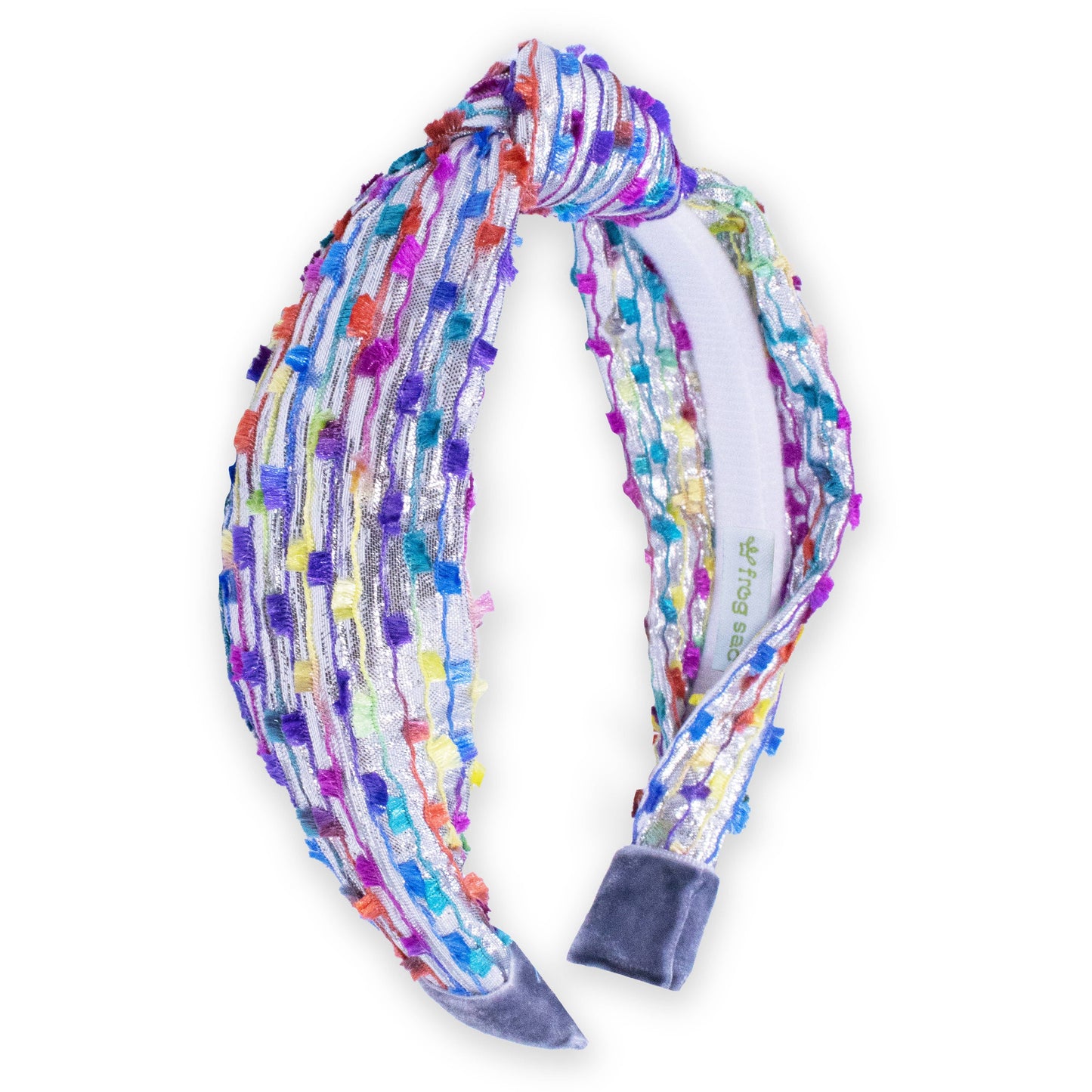 The Confetti Knot Headband- Silver