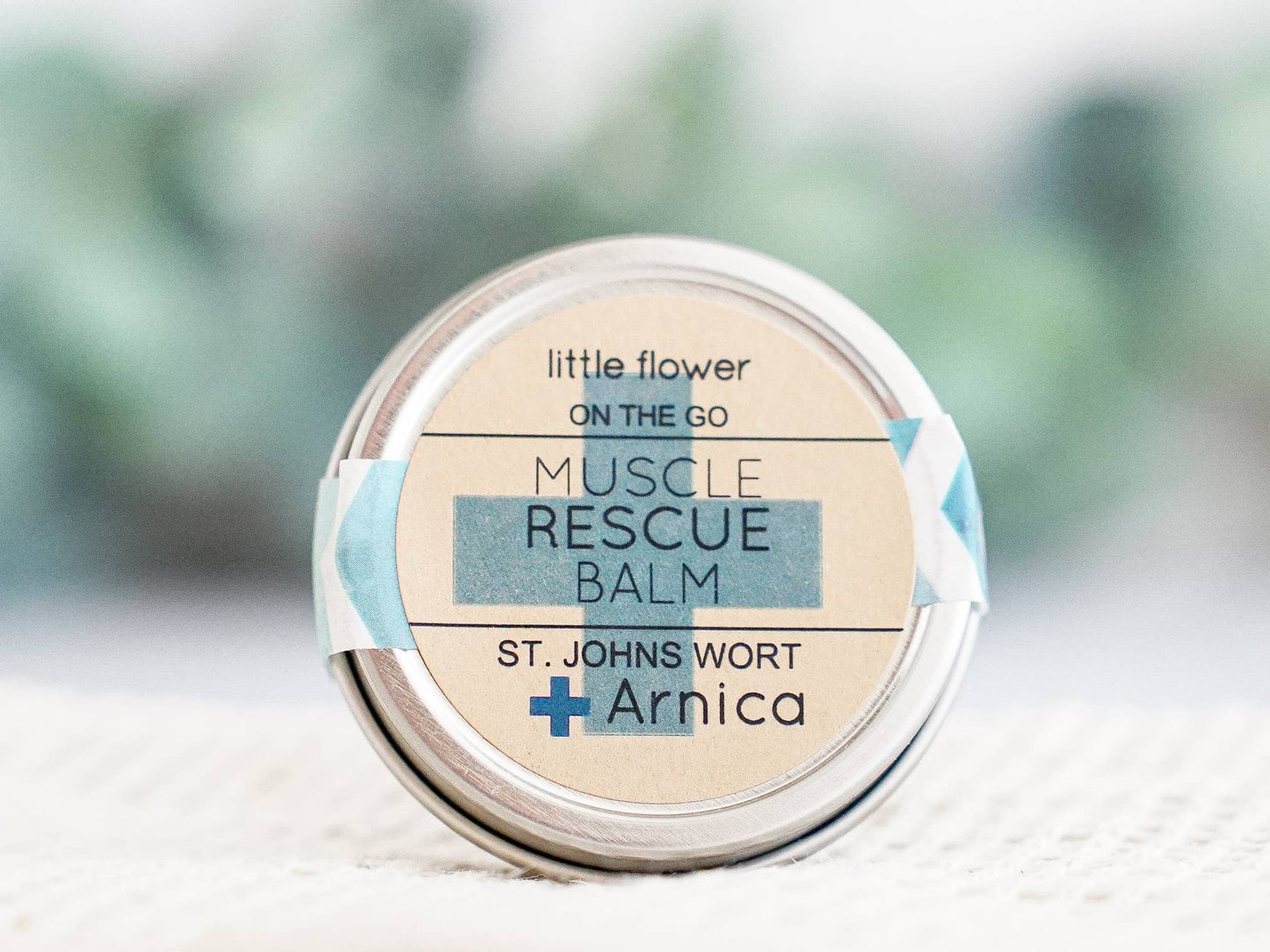 Mini Spa Gift Set- Muscle Rescue Balm and Peppermint Lip Balm