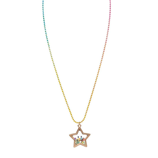 Kids Star Glitter Necklace