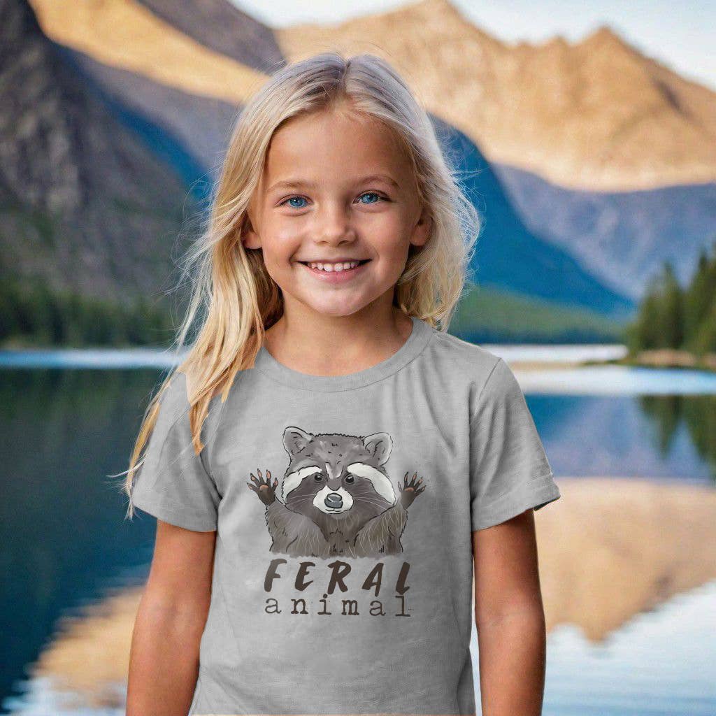 Feral Animal Raccoon Woodland Tee