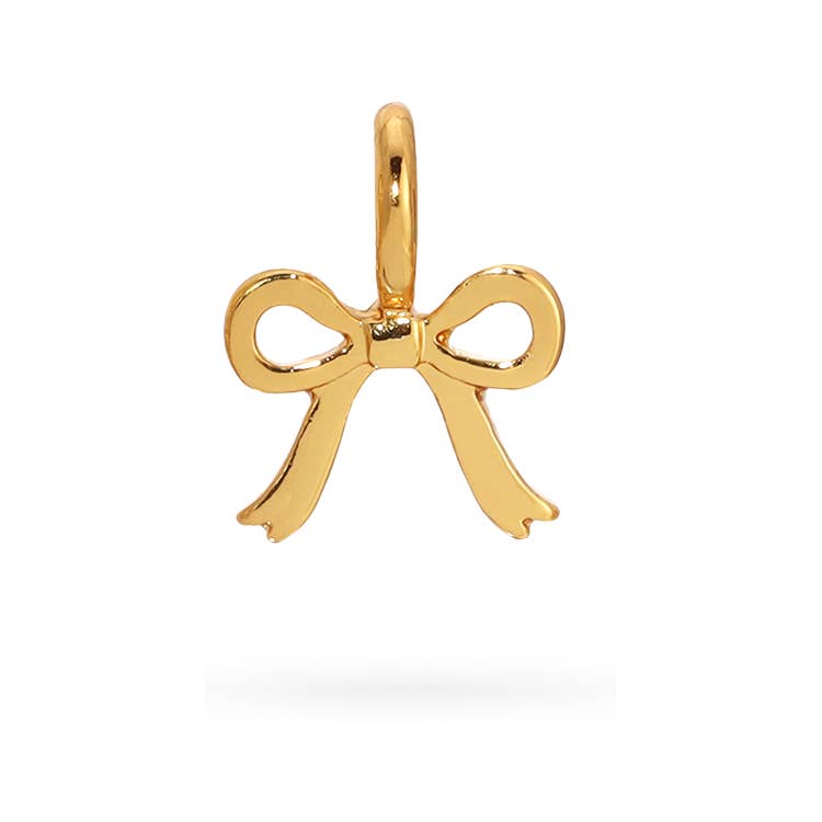 Bow Charm- Gold