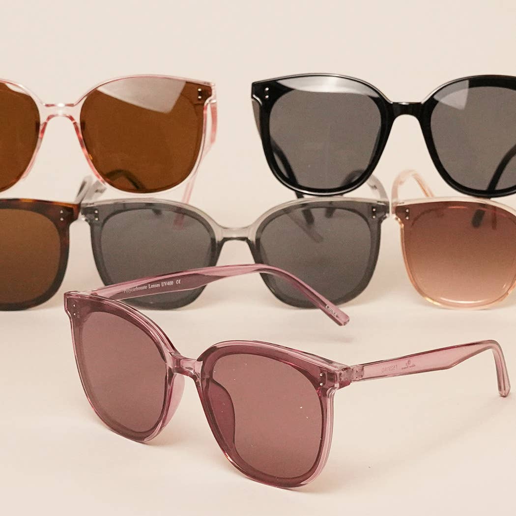 Oversized Butterfly Gradient Sunglasses: