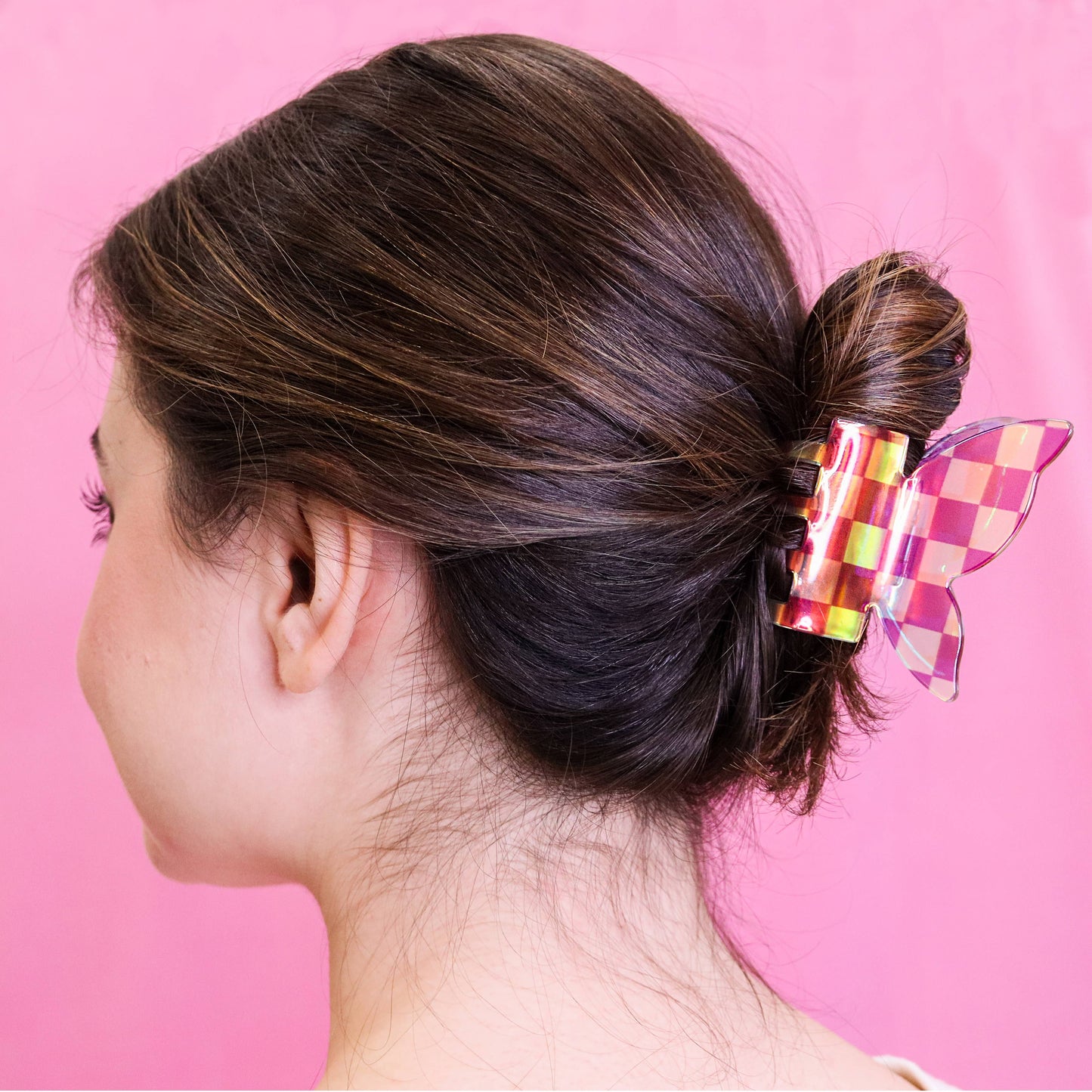 The Butterfly Hair Clip- pink