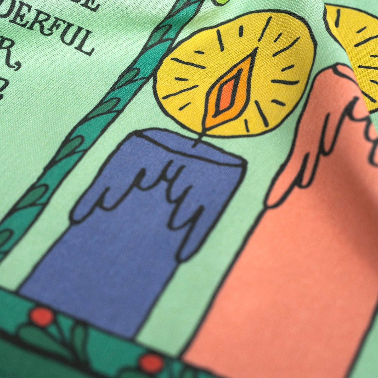 For To Us Christmas Tea Towel