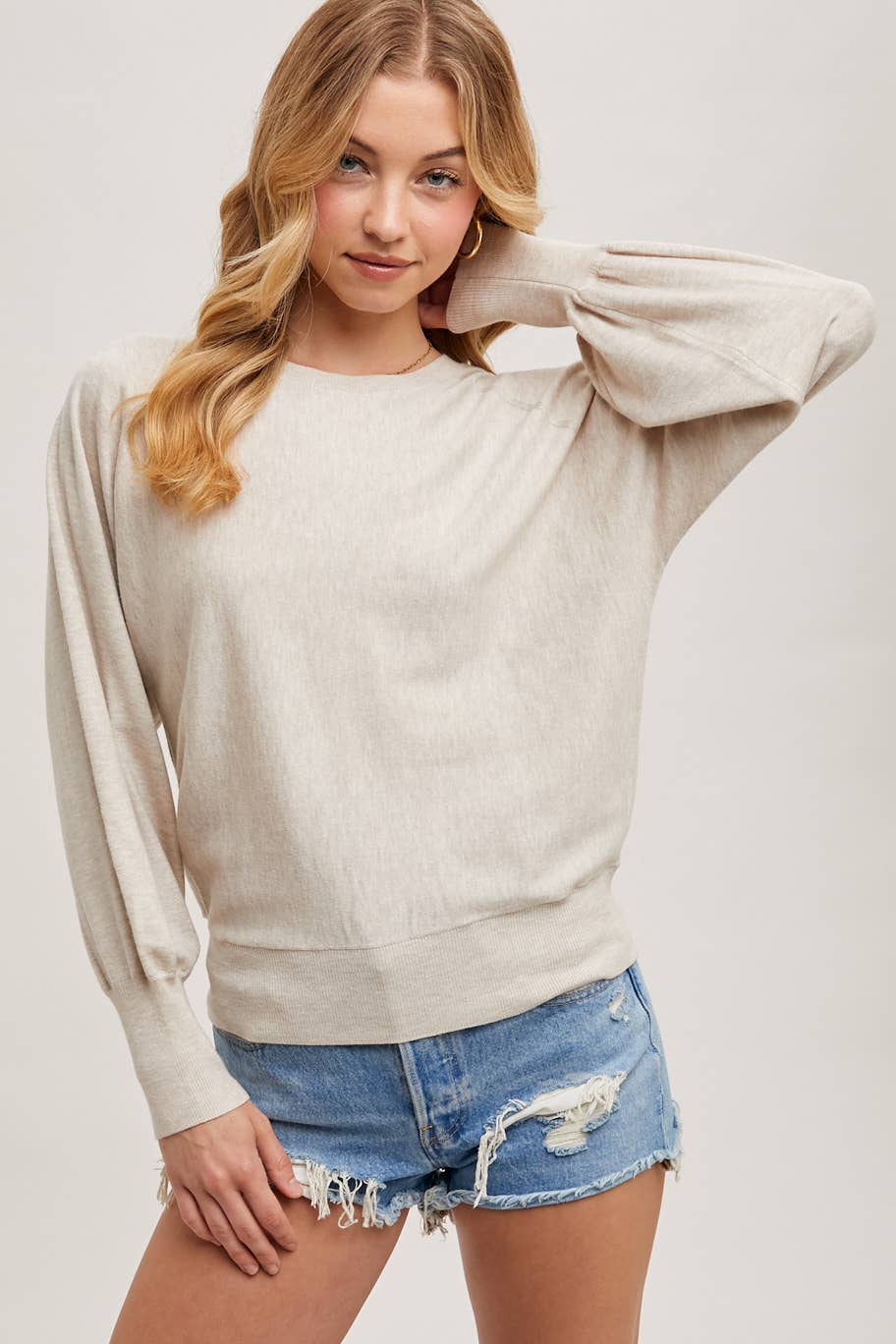 Lightweight Knit Sweater Pullover | Soft Everyday Layering Top