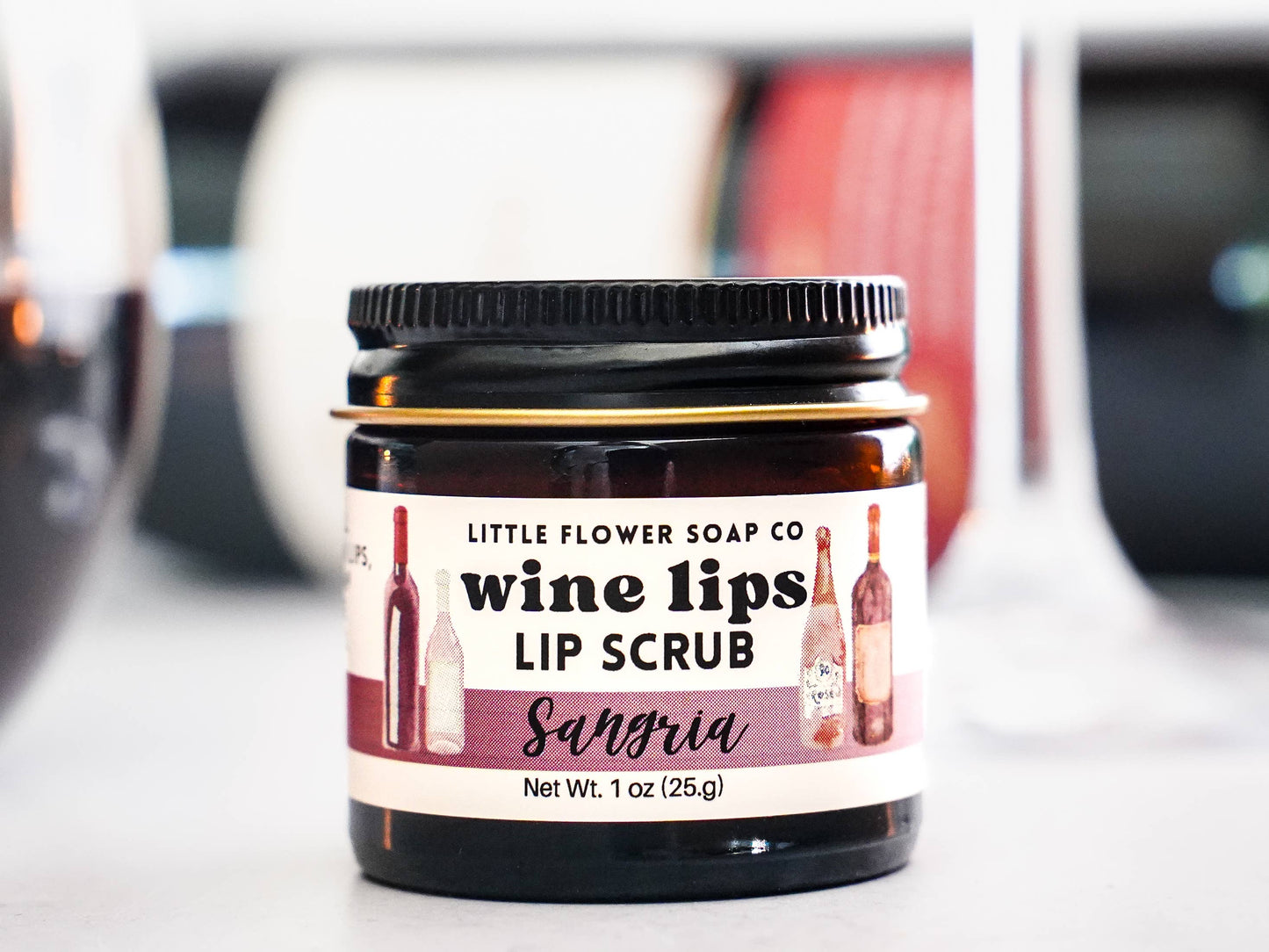 The Sangria Exfoliating Lip Scrub