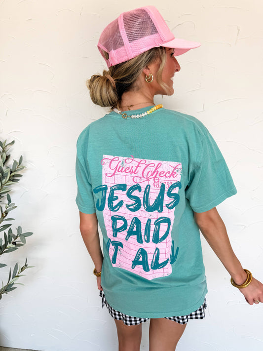 Jesus Paid it All- Comfort Colors Tee