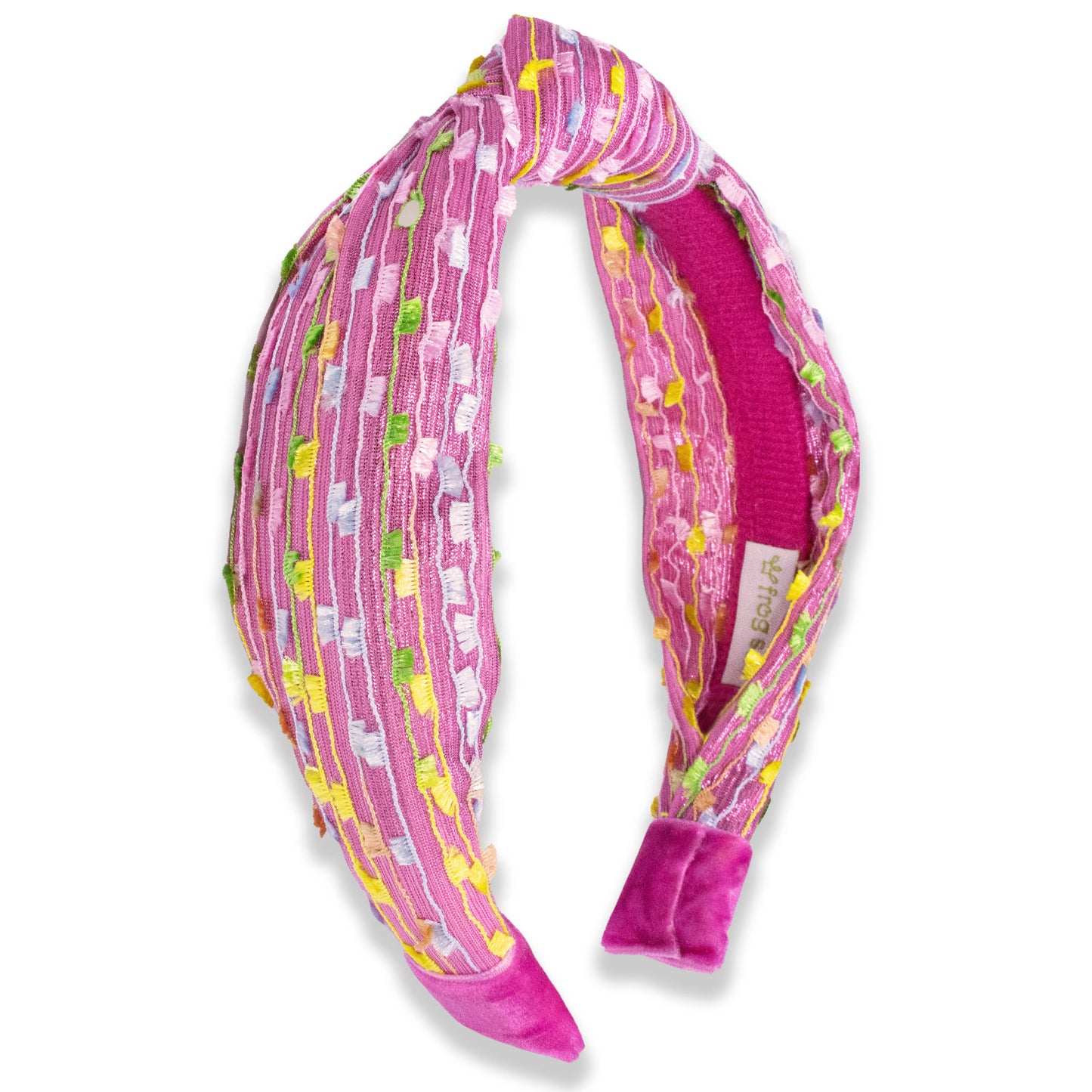 The Confetti Knot Headband- Pink