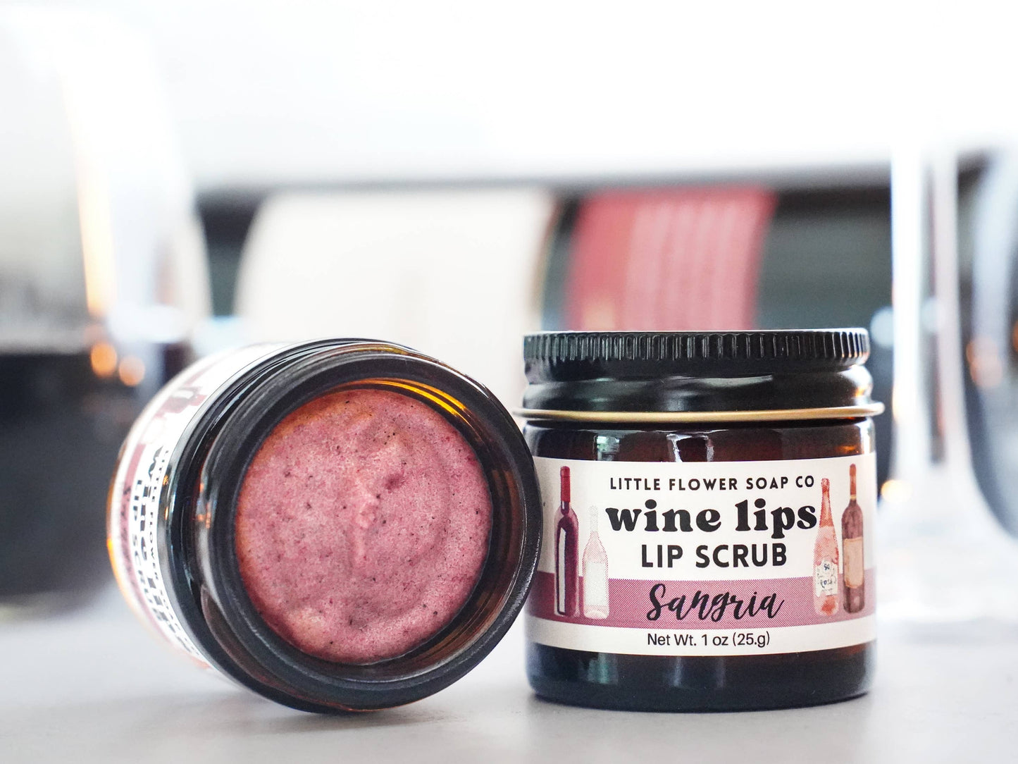 The Sangria Exfoliating Lip Scrub