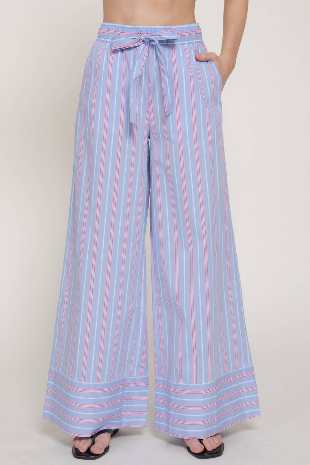 Striped Wide Leg Pants