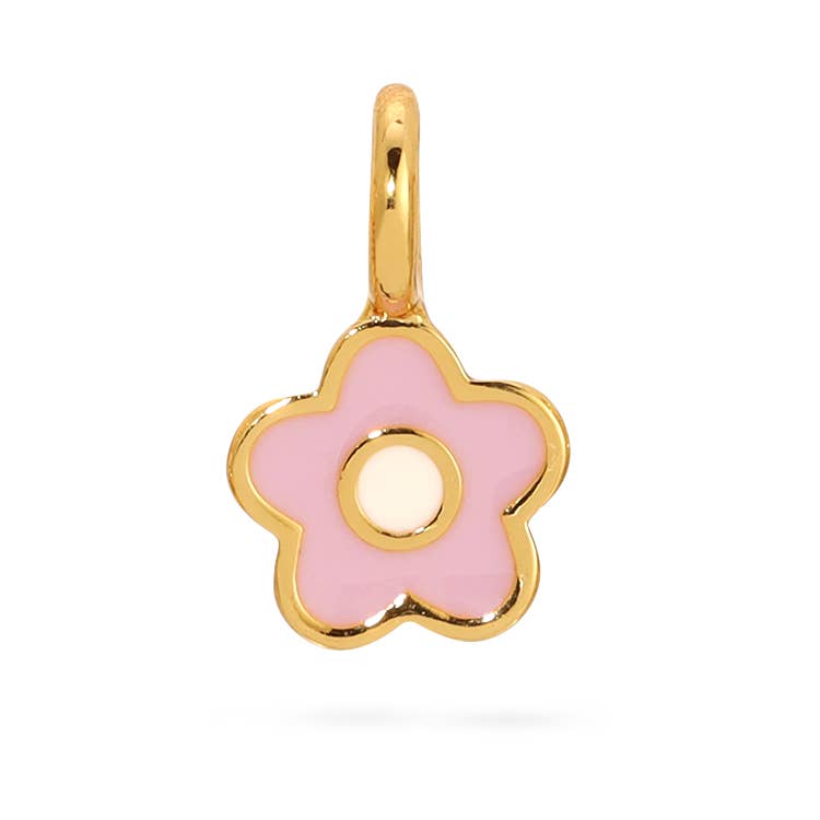 Flower Charm- Gold