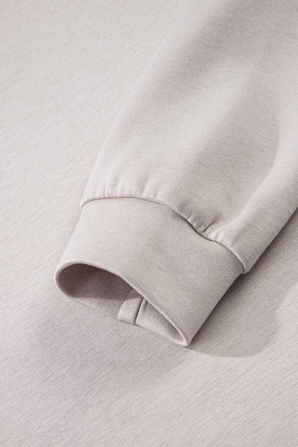 Solid Drop Shoulder Pullover and Mini Skirt Set