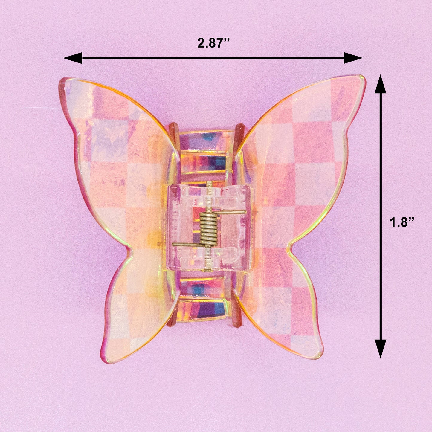 The Butterfly Hair Clip- pink