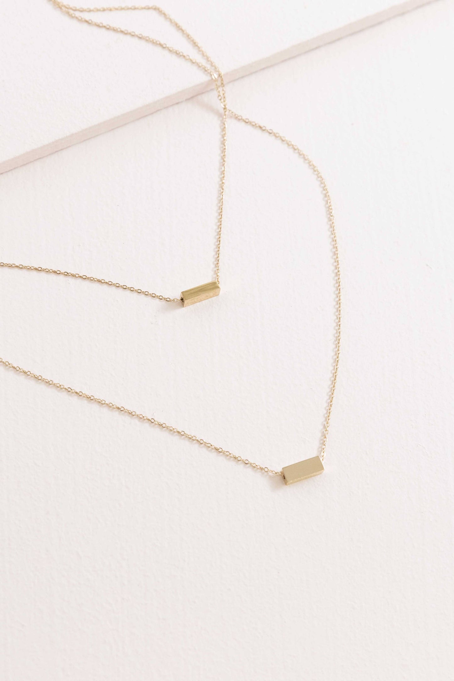 Strike a Pose Bar Layered Necklace | Gold (14K)