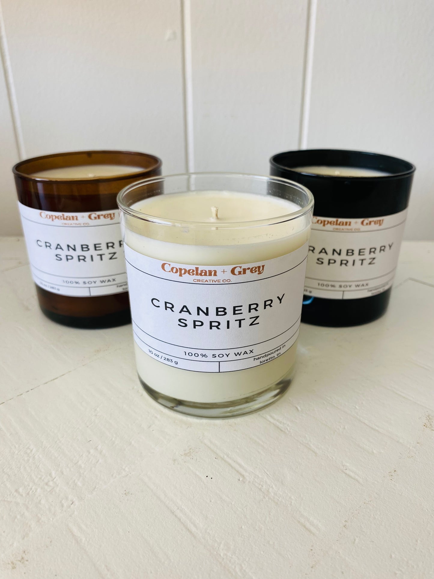 Copelan + Grey Soy Candle- Cranberry Spritz