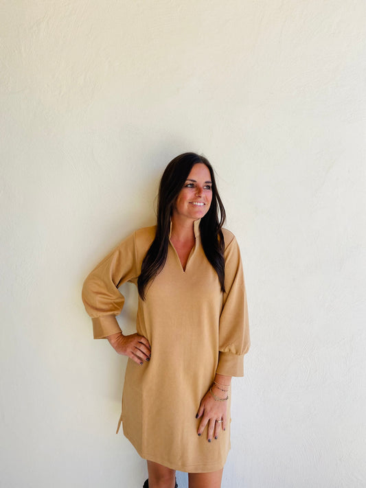 Mary Square Hadley Latte Dress