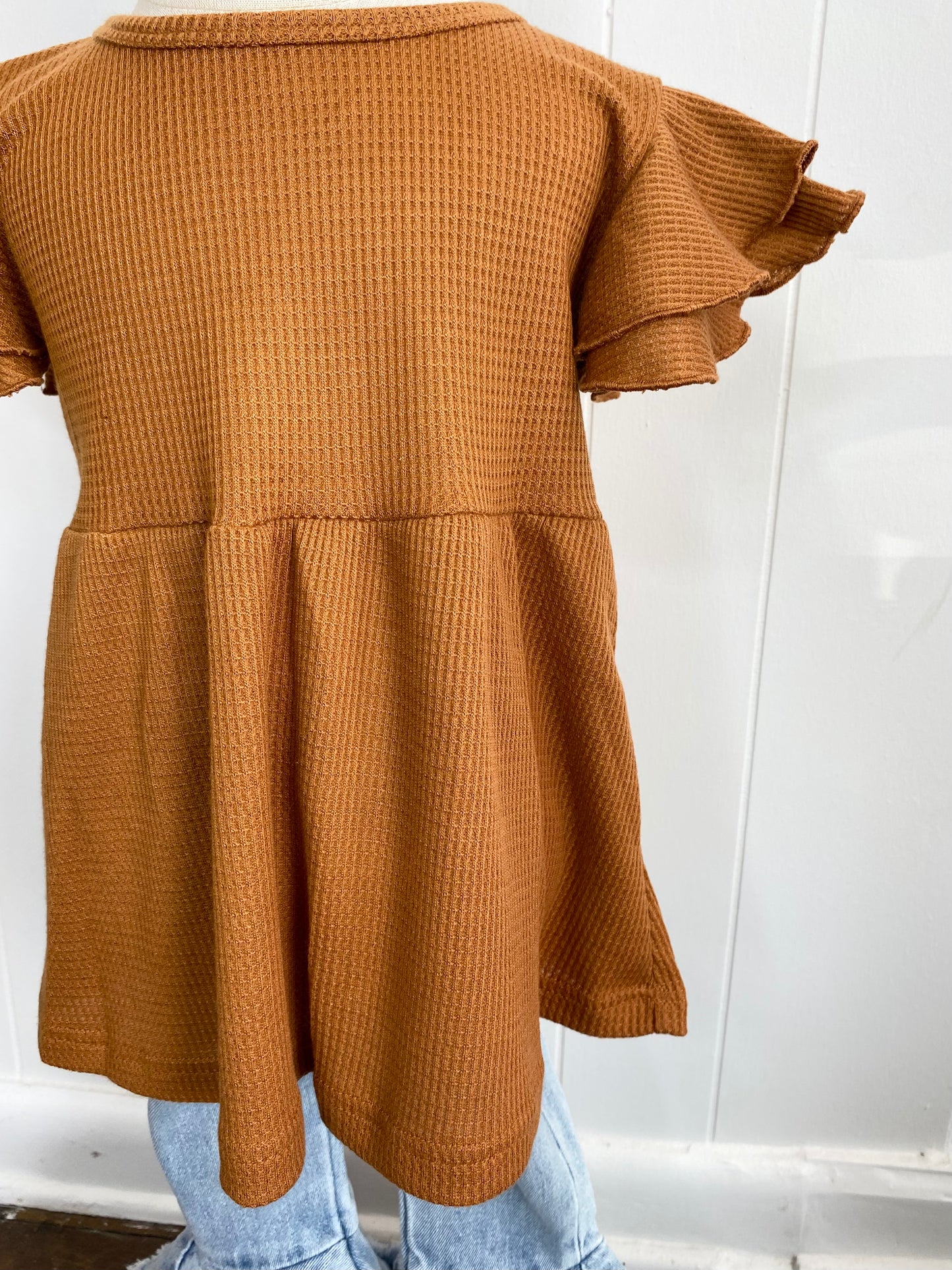 The Chestnut Flutter Top