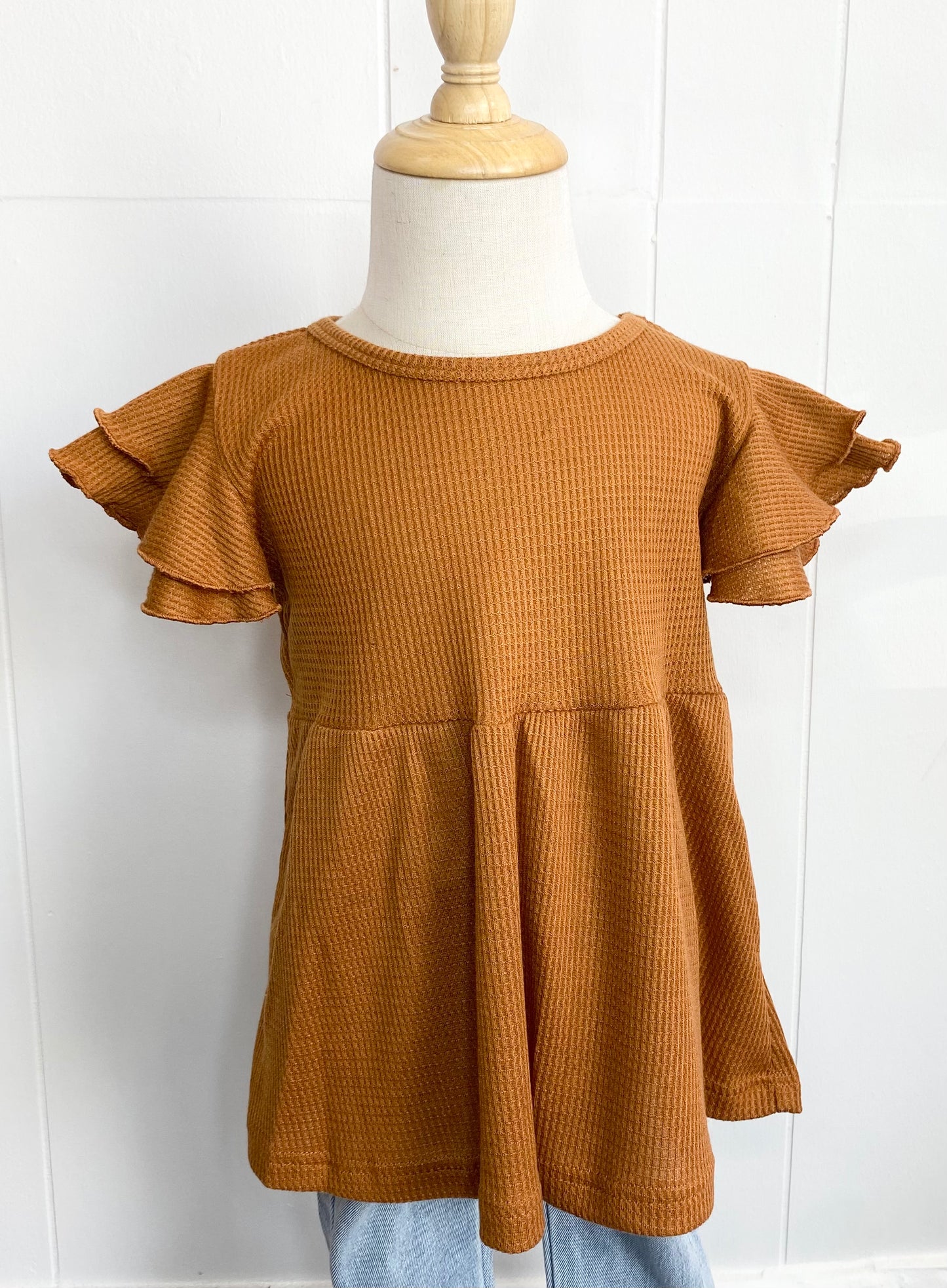 The Chestnut Flutter Top