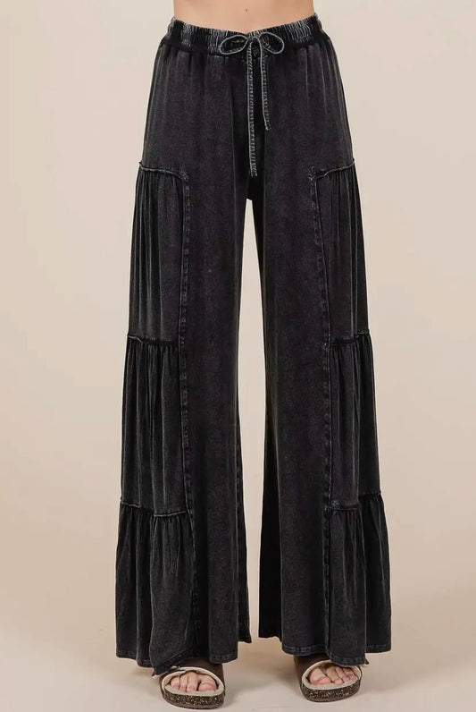 The Wide Leg Pant- Black