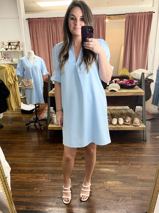 The Classic Blue Dress