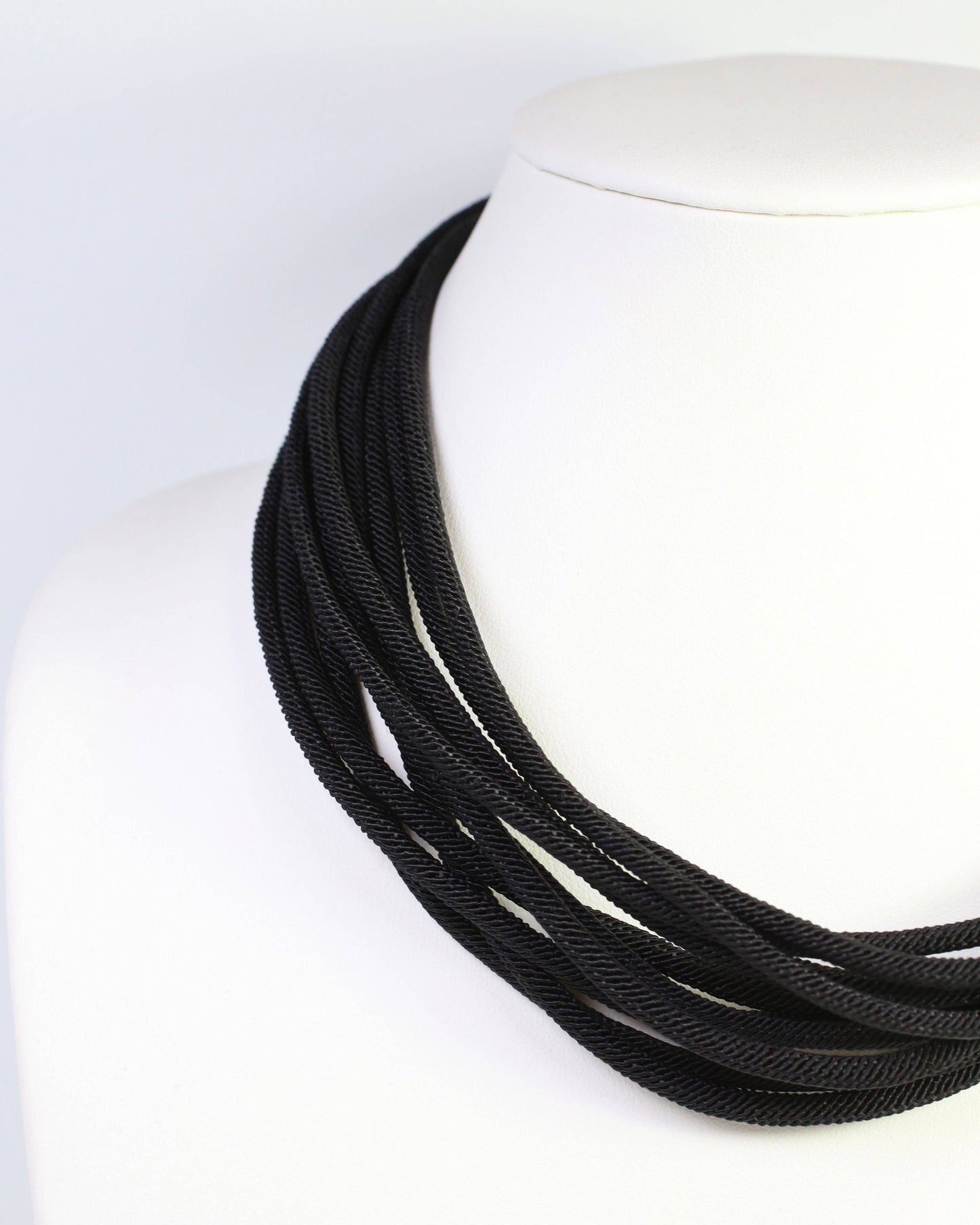 Cranston Cord Necklace Black