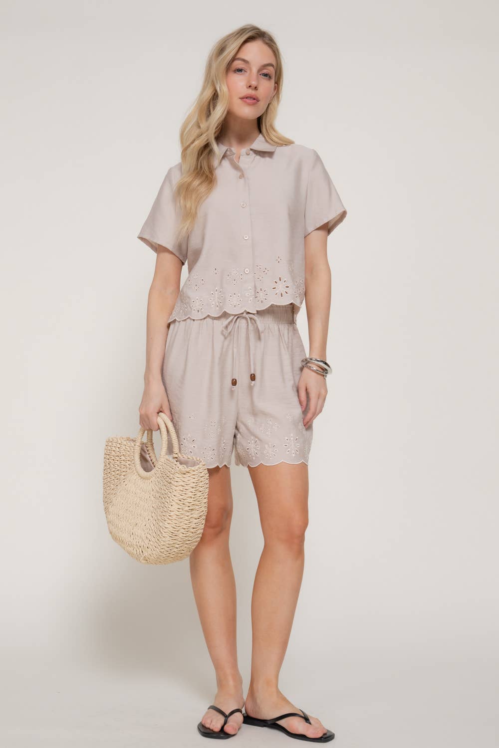 Sweet Escape Eyelet Top
